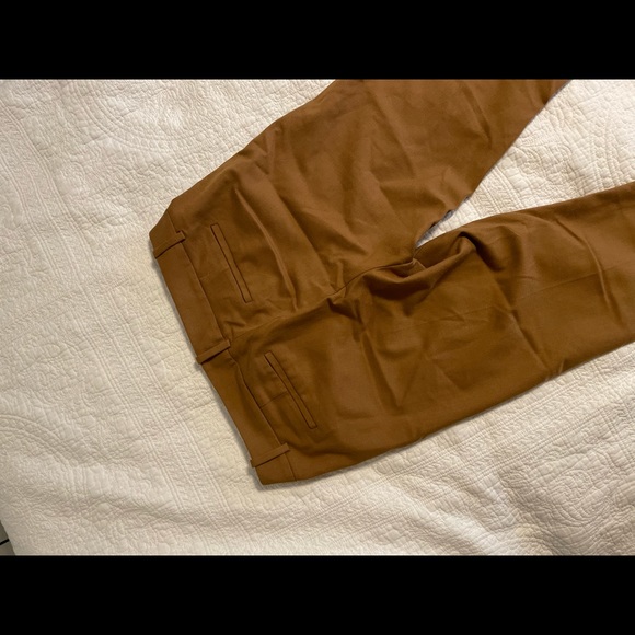 🍍3 for 25🍍J Crew Stretch Camel Cognac Pants - Picture 2 of 7